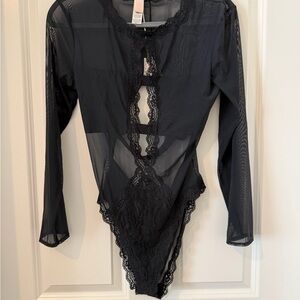 HAH X free people Lace Bodysuit NWT